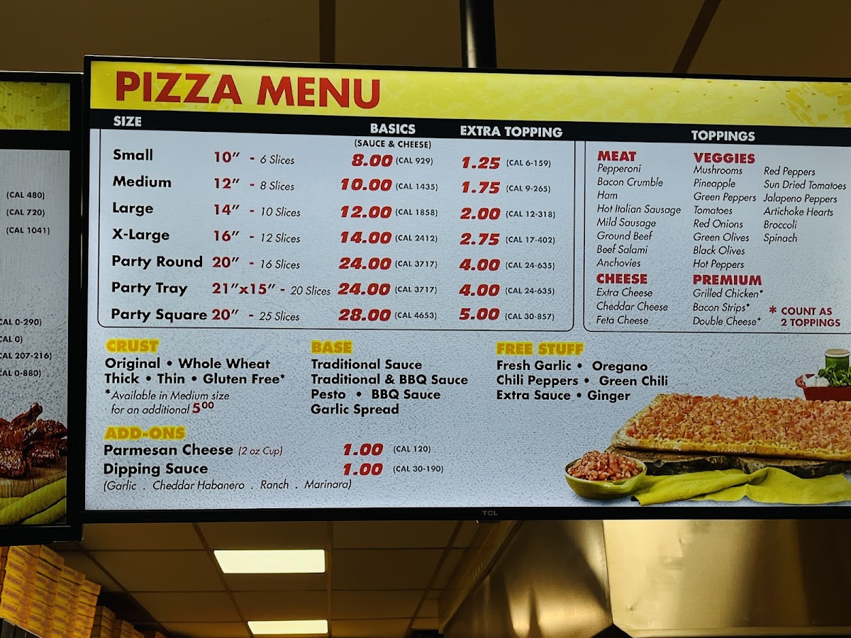 Menu Gino's Pizza-1